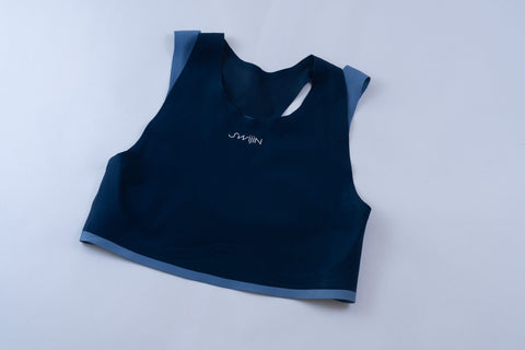 The Freeli Sports Bra - XS / Deep Navy / Slate Blue